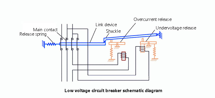 Low voltage circuit breaker schematic diagram